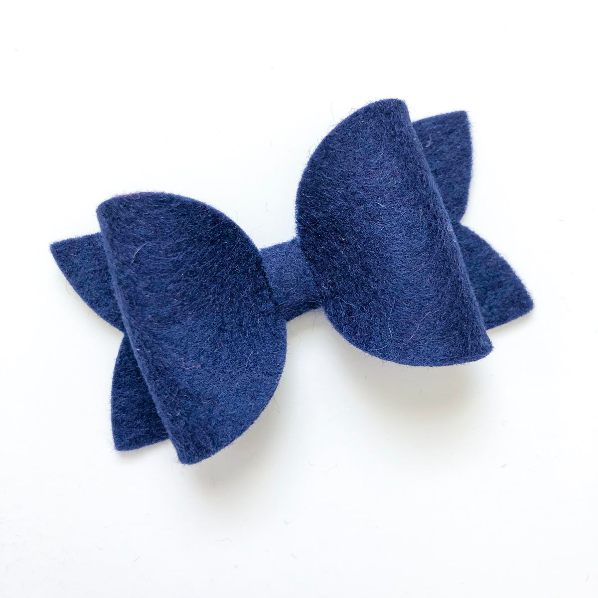 tan felt bow – the little sunshine co