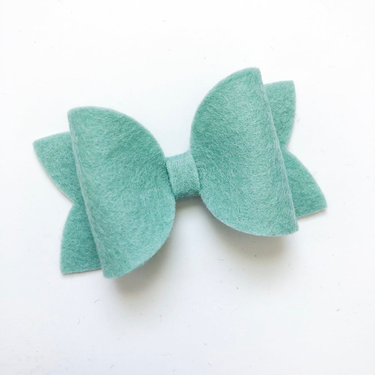 tan felt bow – the little sunshine co