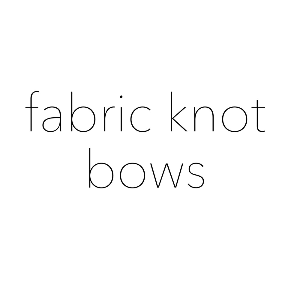 knot bows