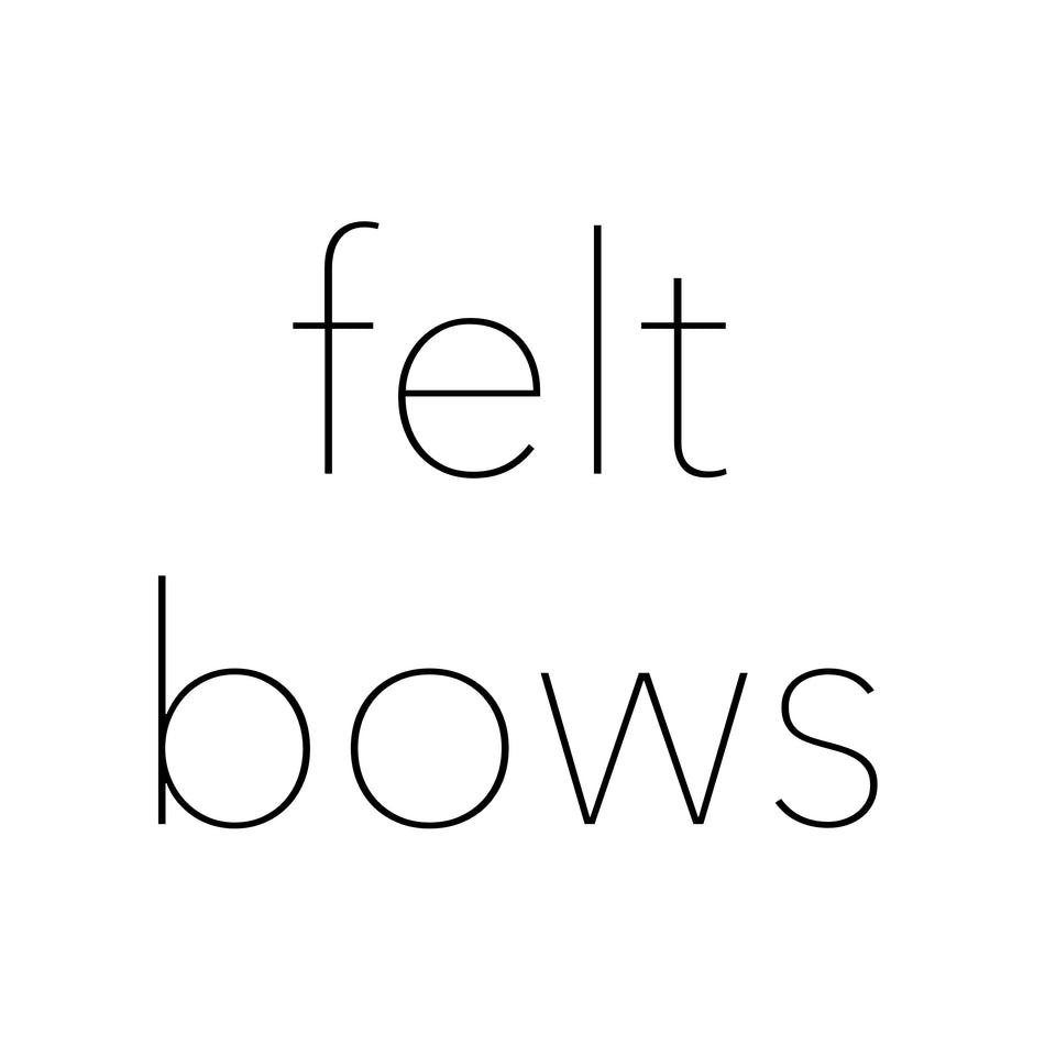 felt bows