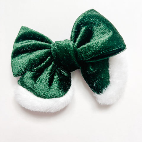 evergreen velvet with fur