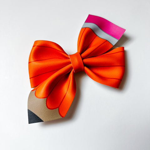 pencil pinwheel (orange)