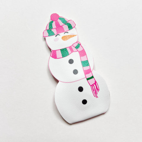 snowman snap clip