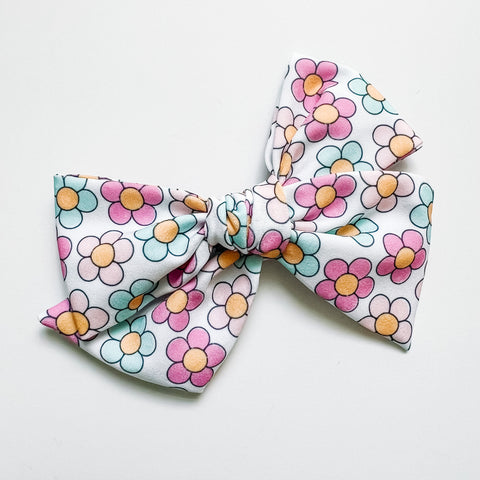 boho flowers swim bow