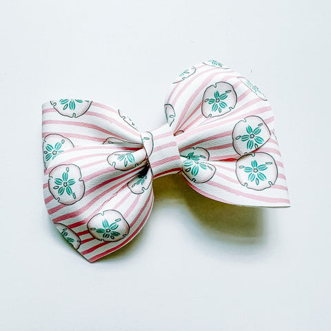 sand dollar pinwheel bow