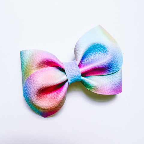 summer sunset pinwheel bow