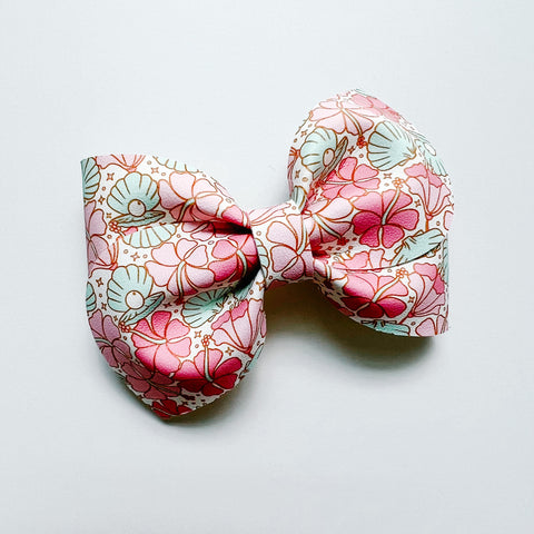 boho shells pinwheel bow