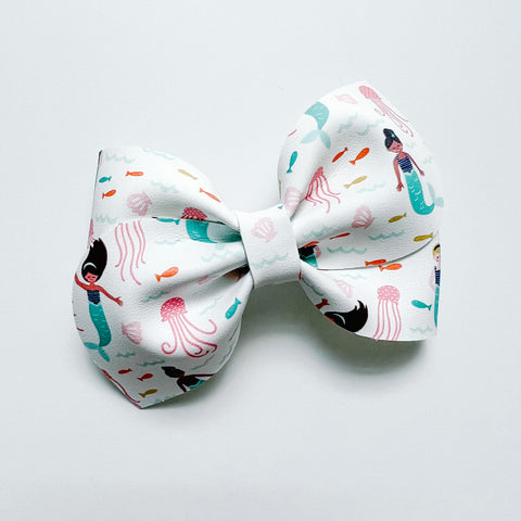 mermaids pinwheel bow