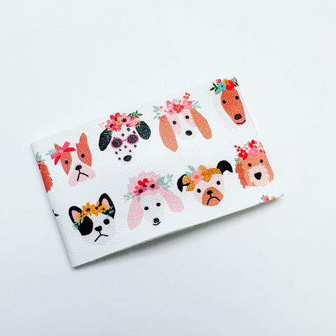 floral crown pups snap clip