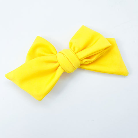 yellow swim bow