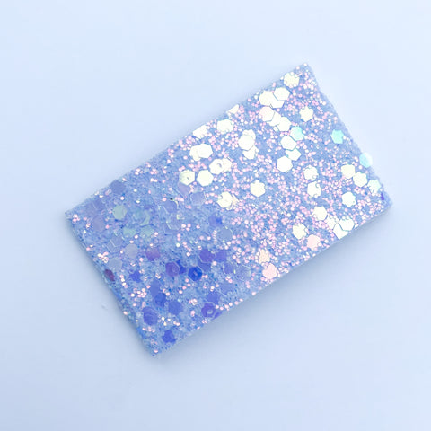 lavender shimmer snap clip