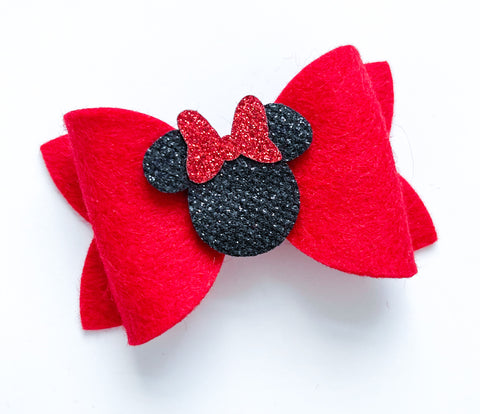 the minnie bow (red)