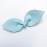 sky felt bow