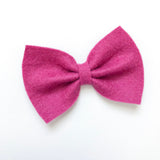 mulberry felt bow