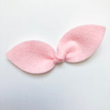 baby pink felt bow