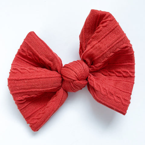 rust knot bow