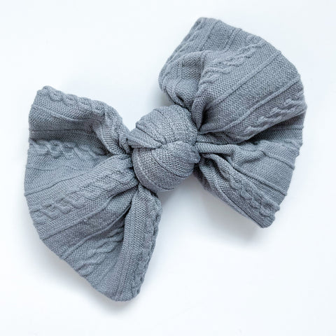 slate knot bow