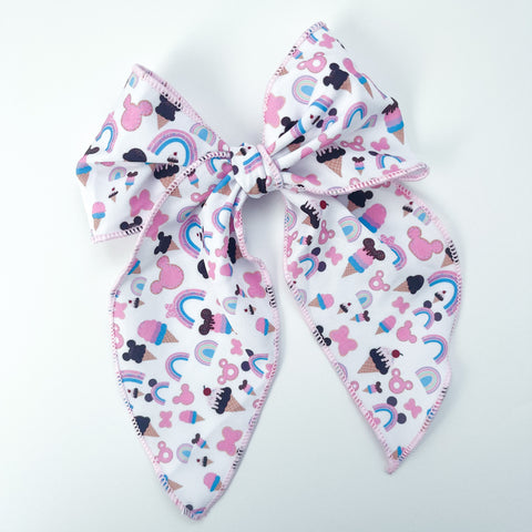 magical snacks fabric bow (large size)